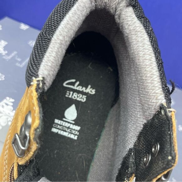 Clark's Men Waterproof Ankle Hiking Boots Brown 7 - Picture 11 of 12